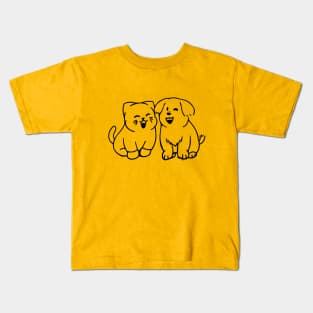 cat & dog Kids T-Shirt